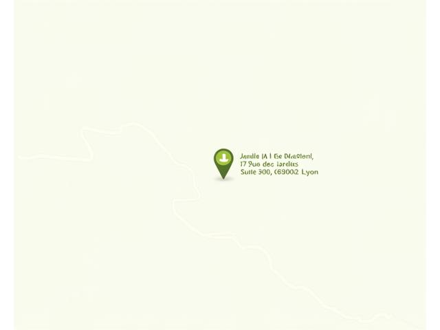 Carte de localisation de Jardin IA à Lyon