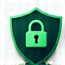 Icône symbolisant la sécurité et la confidentialité des données avec un bouclier protégeant des informations numériques.
