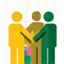 Icône représentant la collaboration et le partenariat de personnes qui se serrent la main.